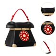 thumbnail image 6 of EHJRE Dial Telephone Crossbody Bag Shoulder Bag Phone Bag Retro Trendy Purse Black, 6 of 9