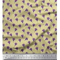 thumbnail image 1 of Soimoi Beige Japan Crepe Satin Fabric Freesia Floral Decor Fabric Printed Yard 42 Inch Wide, 1 of 3
