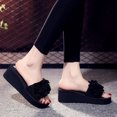 thumbnail image 6 of VerPetridure Womens Sandals Casual Summer Women's Flower Outdoor Fashion Leisure Beach Wedge Slip On Slippers Shoes, 6 of 9