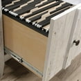 thumbnail image 6 of Pemberly Row Contemporary L-Desk in Engineered Wood-White Plank, 6 of 13