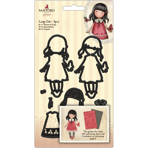 Santoro's Gorjuss Decorative Dies 11/Pkg-Time To Fly