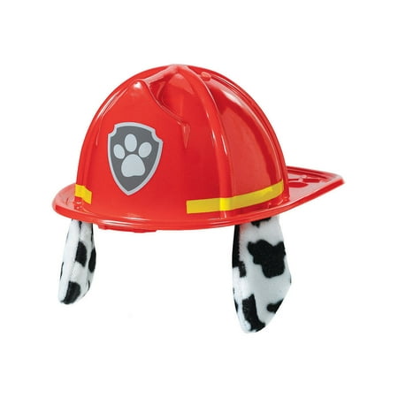 Paw Patrol Marshall Deluxe Hat Plastic Fabric Firedog Firefighter