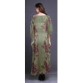 thumbnail image 4 of Bimba Floral Long Caftan Maxi Dress Beach Swimwear Cover up Womens Kaftan-S-L, 4 of 5