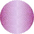 thumbnail image 1 of Ahgly Company Indoor Round Patterned Neon Pink Area Rugs, 4' Round, 1 of 6