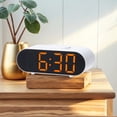 thumbnail image 2 of Unique Bargains Oval Alarm Clock Decorate for Bedroom Orange, 2 of 6