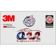 thumbnail image 4 of Stainless Steel Graphic Logo Emblem 2Pc Fits Universal Decal SGR11003 QAA, 4 of 4