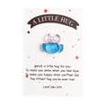 thumbnail image 2 of BingTong Pocket Hug Ocean themed With Card – Sea-Style Animals Series Gradient Pocket Blessing Card Greeting Cards for Friends Family Kids–Relationship Gift and Keepsake Exchange Blue A, 2 of 6