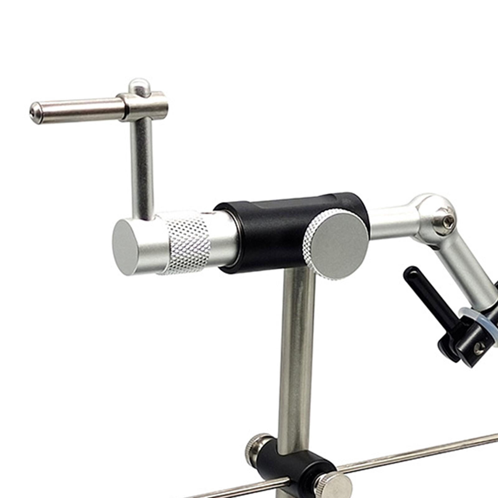 Wswqop Fly Tying Set, Fishing Fly Tieing Tools, Rotary Fly Tying Vise and Pedestal, Fly