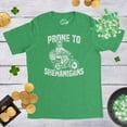 thumbnail image 4 of Mens Prone to Shenanigans T shirt Funny St Patricks Day Green Green Parade Tee Graphic Tees, 4 of 7