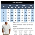 thumbnail image 3 of Mens Henley Shirts Short Sleeve Waffle Casual Tees Summer Athletic Work Gym T Shirts, XL, 3 of 7