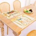 thumbnail image 3 of Mchoice Fall Decorations Pumpkin Maple Leaf Soft Durable Wrinkle-Resistant Placemat Thanksgiving Scene Decorations for Family Daily use, Holidays, Receptions, Parties, 3 of 5