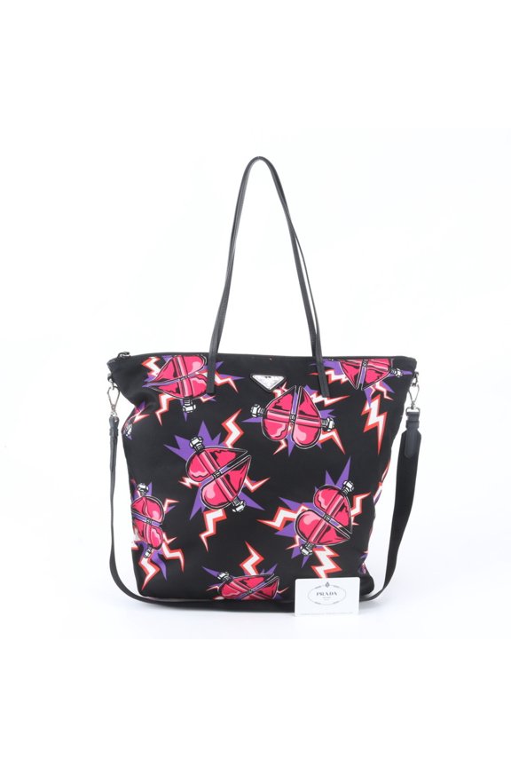 Pre-Owned Prada Frankenstein Nylon 1BG189 2-Way Tote Bag, Handbag, Shoulder Bag for Women (with...