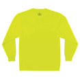 thumbnail image 2 of Ergodyne GloWearÂ® 8091 Non-Certified Long Sleeve T-Shirt, Lime, L, 2 of 2