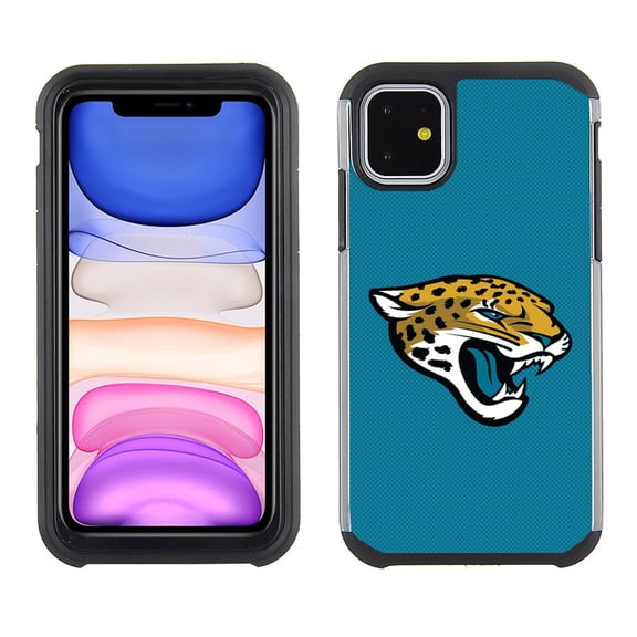 Cell Phone Case for Apple iPhone 11 - NFL Licensed Jacksonville Jaguars - Textured TeamColor