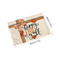 thumbnail image 3 of SLYNSHome Thanksgiving Placemat with Pumpkin And Leaf Print,Autumn Harvest Table Mat For Restaurant And Kitchen Decor, Fall Season Holiday Party Dinner Table Decoration, 3 of 6