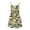 thumbnail image 7 of 9-10 Years Toddler Girl Camouflage Dress Little Kid Short Sleeve Cotton Dress for 3-14 Years, 7 of 7