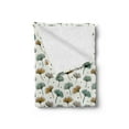 thumbnail image 2 of Gingko Soft Flannel Fleece Throw Blanket, Floral Leaves Autumn Beauty Branches Essence of Fall Blooms, Cozy Plush for Indoor and Outdoor Use, 50" x 60", Forest Green Apricot, by Ambesonne, 2 of 5