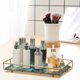 thumbnail image 3 of Estante de baño multifuncional, organizador de cosméticos, expositor para champú Verde, 3 of 8