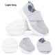 thumbnail image 5 of Zapatos Deportivos Con Cojín Aire Malla para Diabéticos Fáciles Poner Y Quitar Hombres Mujeres, 5 of 9
