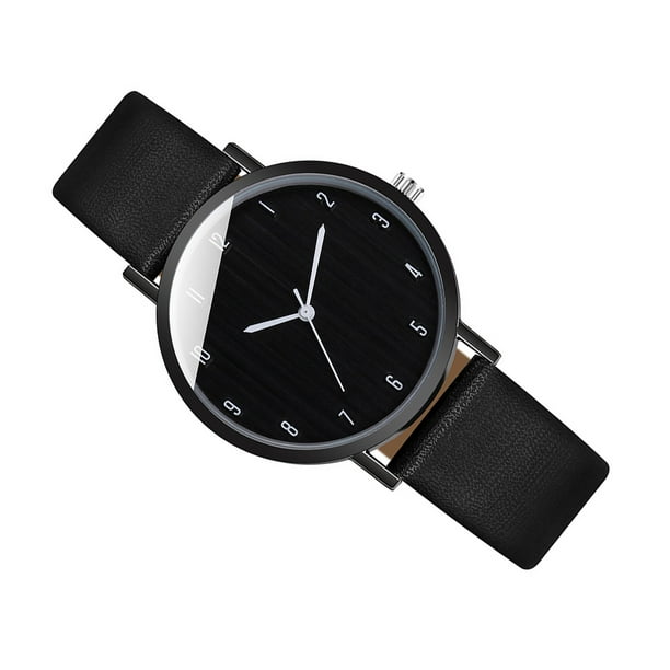 Black sales stylish watch