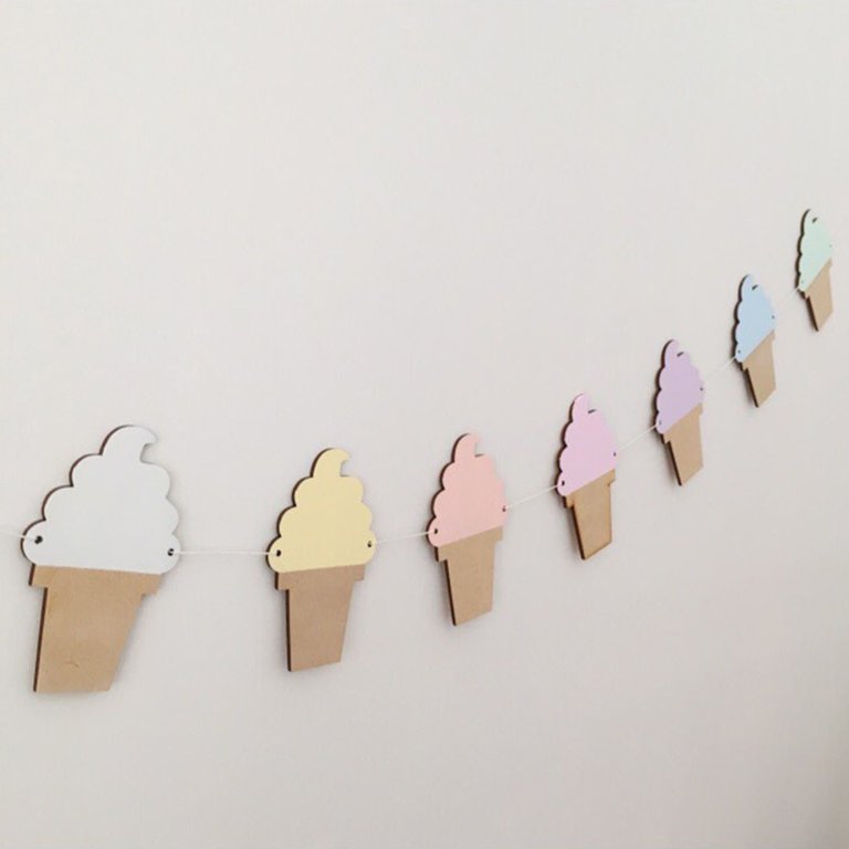 cartoon-ice-cream-shape-wall-mounted-garland-banner-punch-free-birthday-party-bunting-banner-photography-props-1-bag-walmart-com