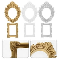 FOMIYES Miniature Picture Frames Assorted Color 6Pcs 1.89x1.41x0.59in