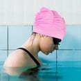 thumbnail image 6 of Swimming Cap Wear-resistant Hats Stretchy Caps for Women Long Hair Miss Women's, 6 of 6