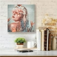 thumbnail image 2 of Beauty from Within Flowerhead -14"x14" Canvas Artwork - Multi-Color 16 x 20, 2 of 5