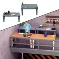 thumbnail image 2 of Xingzhi Diorama de Garage de Réparation Automobile à l'Échelle 1/64 Modèle Jouet Outil Table Gris, 2 of 8