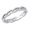 Silver, variant on Gold-Tone Sterling Silver Braided Eternity Band Ring Size 7