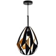 thumbnail image 7 of 1 Light Down Mini Pendant with Black+Copper Finish, 7 of 7