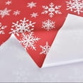 thumbnail image 3 of Plastic Christmas Tablecloth Square Silver Vinyl Christmas Table Cloth Xmas Table Cover with Snowman for Party (60'''' x 60'''', Snowman), 3 of 6