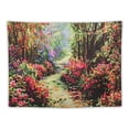 thumbnail image 5 of Chilfamy  Flower Tapestry Colorful Floral Plants Tapestry Spring Theme Mystic Secret Garden Wild Flower Tapestry Wall Hanging Dorm Decor Tapestries For Living Room Bedroom Picnic Wall Deco, 5 of 6