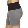 thumbnail image 4 of Reebok Womens Fitted Highrise Athletic Compression Shorts, 4 of 6