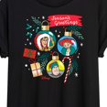 thumbnail image 3 of Toy Story - Seasons Greetings Ornaments - Juniors Ideal Flowy Muscle T-Shirt, 3 of 5
