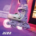 thumbnail image 5 of Yvolution Neon Kids Roller Skates Inline Size 3-6, One Pair, Skates for Boys and Girls, Purple, 5 of 5