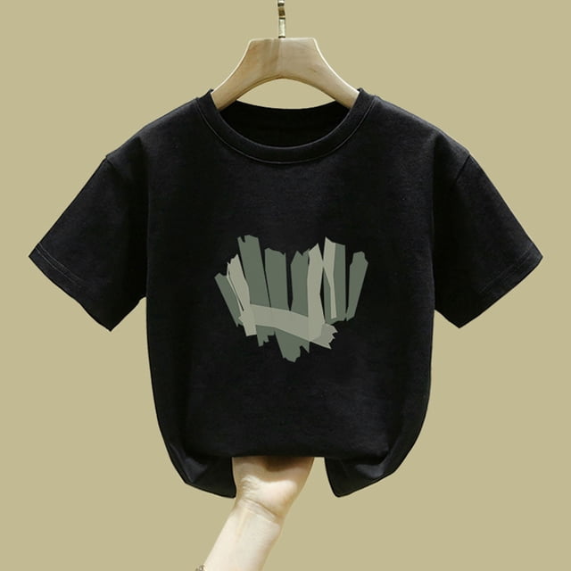 Cowsor Children's Printed Short Sleeve T-Shirt – Perfect for Summer (Sizes 90-150)