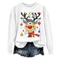 thumbnail image 3 of Womens Casual Long Sleeve Graphic Tee Shirts Crew Neck Sweatshirts Pullover Tops For Women, 3 of 7