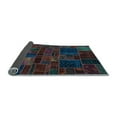 thumbnail image 2 of Ahgly Company Indoor Round Oriental Light Blue Modern Area Rugs, 3' Round, 2 of 4