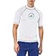 thumbnail image 3 of Kanu Surf Men's Mercury UPF 50+ Short Sleeve Sun Protective Rashguard Swim Shirt, Haywire White, Small, 3 of 4