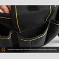 thumbnail image 4 of Eigraketly Bolsa organizadora de herramientas de bolsillo para cinturón, bolsa de transporte, gran capacidad, reparación de Hardware, tela Type2, 4 of 6