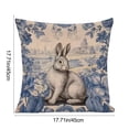 thumbnail image 3 of Cotton Pillow Cover, Decorative Pillow Case With Hidden Zipper, for Home Decor, Blue, 3 of 6