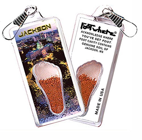 Jackson FootWhere Souvenir Lanyards. (JK300 - Assorted) 6 Piece Set.
