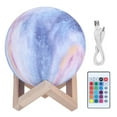 thumbnail image 1 of Lumière LED Colorée en Forme de Lune Innovante, Chargement USB, Télécommande, Décoration de Table, 1 of 10