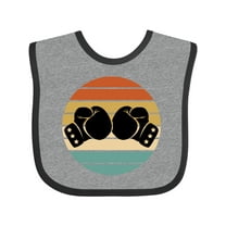 Inktastic Kickboxing Boxing Gloves Boys or Girls Baby Bib