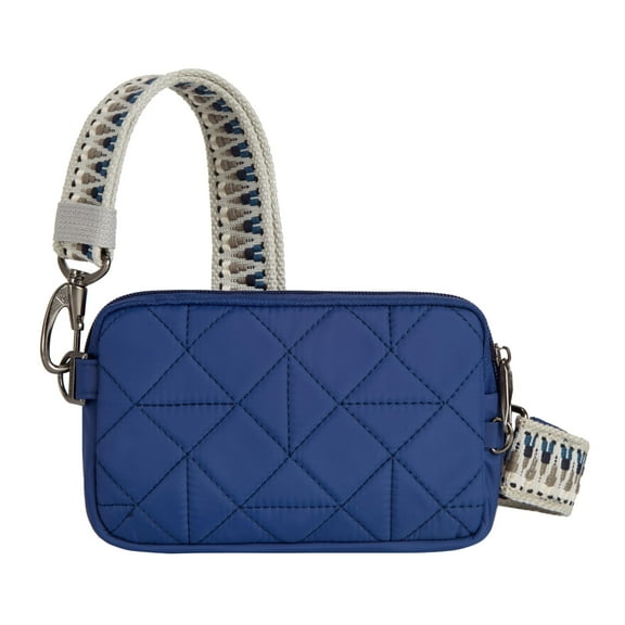 Travelon Boho Anti-Theft Phone Sling, Lush Blue