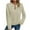 Beige, variant on Long Sleeve Shirts for Women, Women's Casual Textured Quilted Sweatshirts 2026 Split V Neck Long Sleeve Solid Loose Pullover Tops