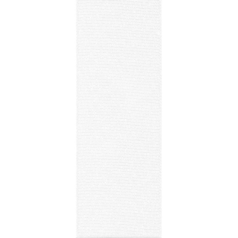 Offray 3 White Grosgrain Ribbon - 9 ft