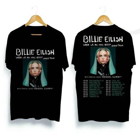 Billie E World Tour 2025 T-shirt