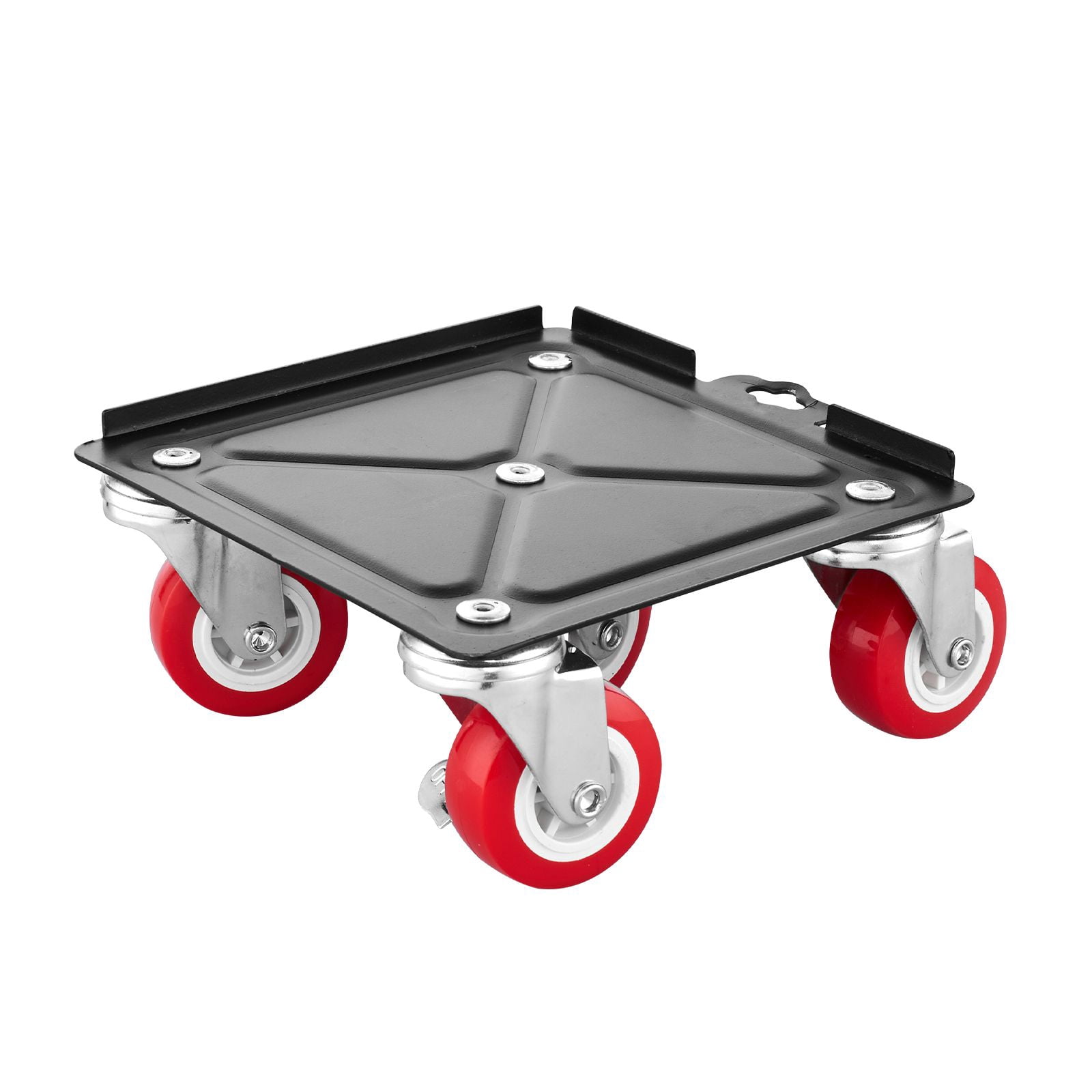 Furniture Cart, 3474 lbs Load Capacity, 5 360° Swivel Wheels, Carbon Steel Panel, Home Appliance Sofa Refrigerator Moving Cart with Slider Tool